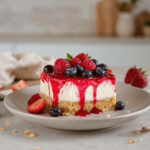 Cuadrado de Frutos Rojos