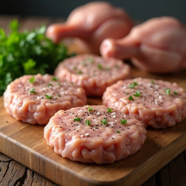 Hamburguesas de Pollo - 4 Unidades