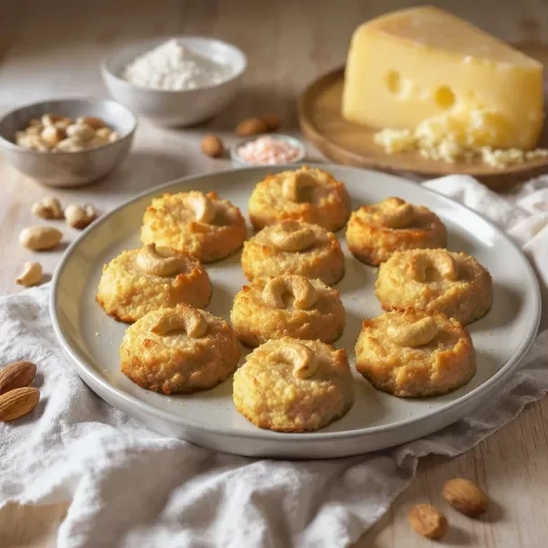 Masitas de queso con frutos secos - 12 Unidades