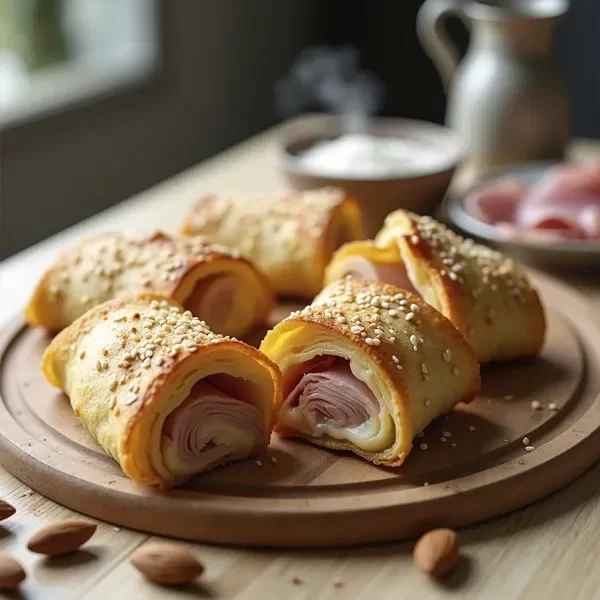 Rollitos de Jamon y Queso - 3 Unidades